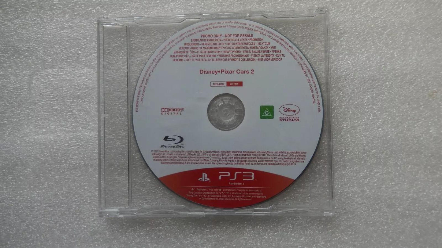 Cars 2 [Not For Resale] - PAL Playstation 3 [Import]