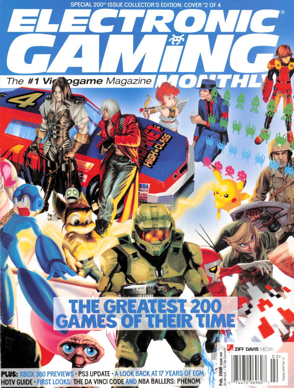 Electronic Gaming Monthly [Issue 200] Cover #2 - Electronic Gaming Monthly