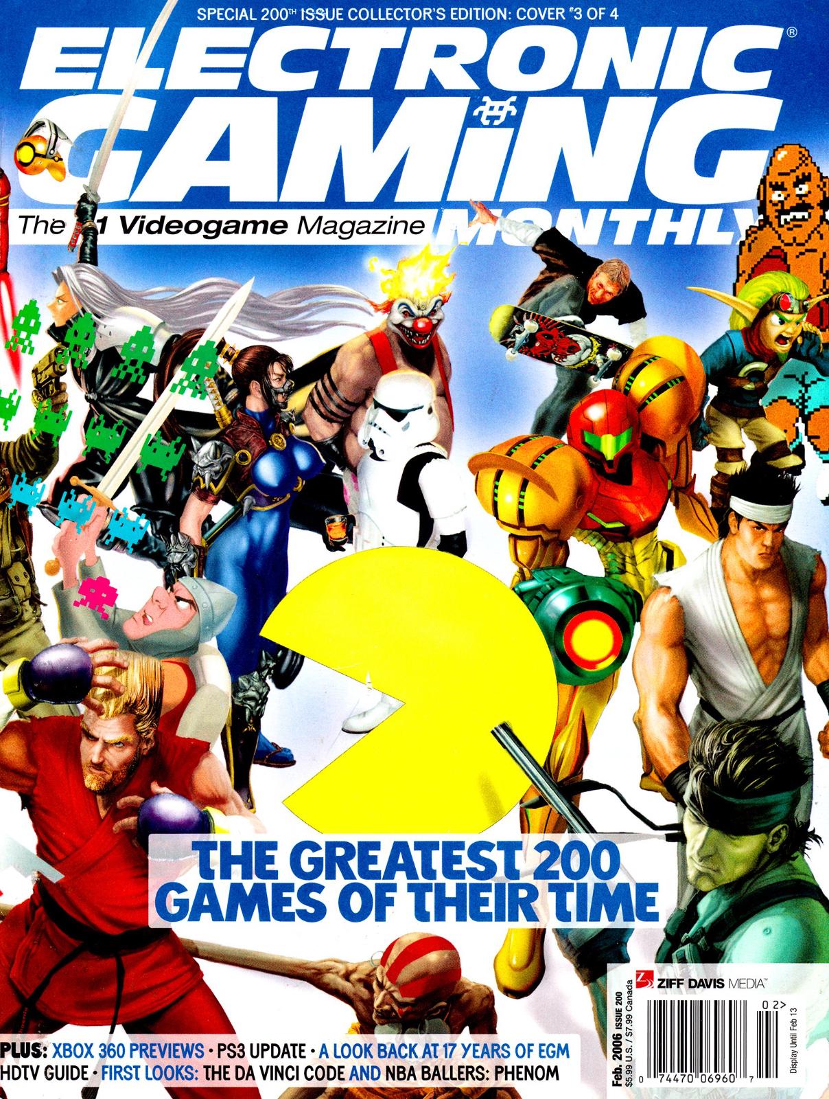 Electronic Gaming Monthly [Issue 200] Cover #3 - Electronic Gaming Monthly