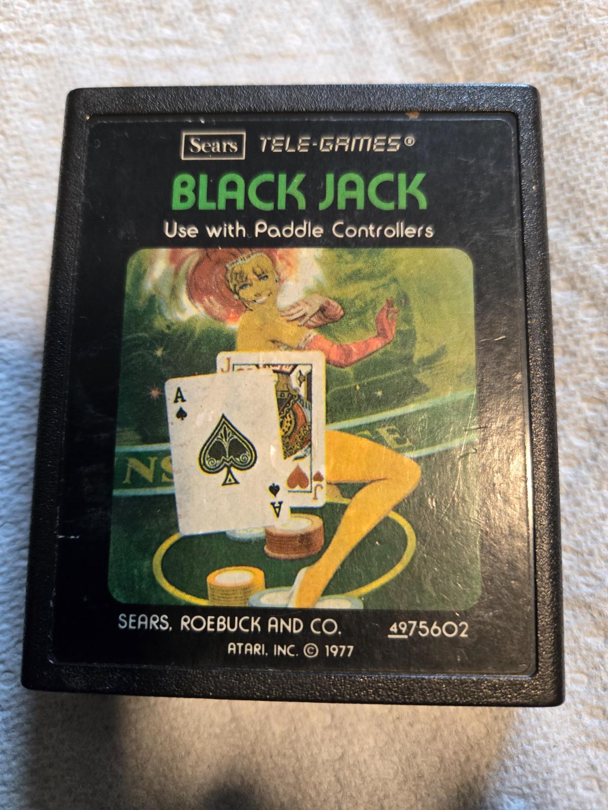 Blackjack [Tele Games Picture Label] - Atari 2600