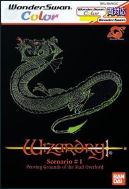 Wizardry Scenario #1: Proving Grounds Of The Mad Overlord - WonderSwan Color [Import]