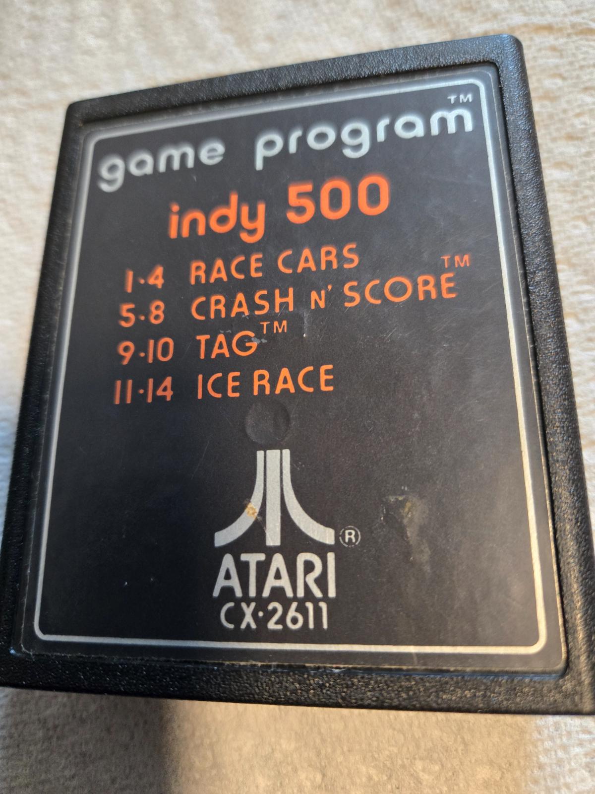 Indy 500 [Text # Side Label] - Atari 2600