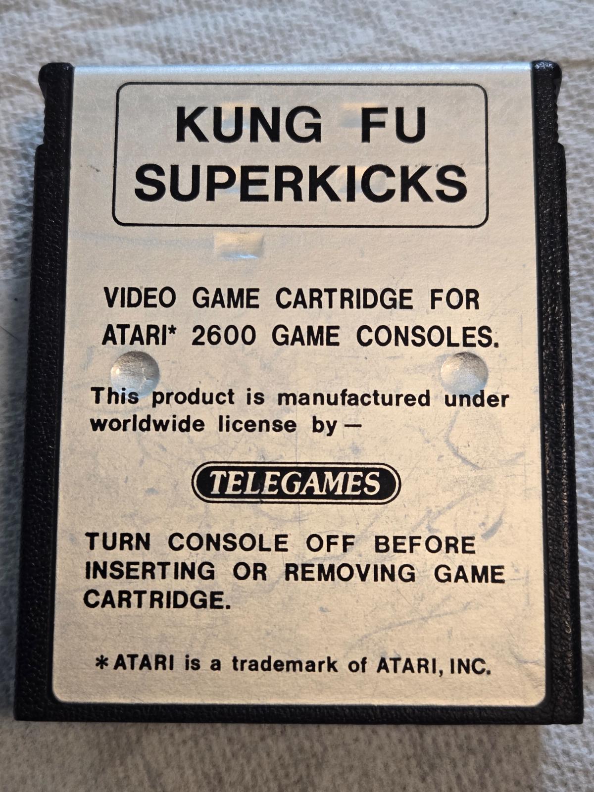 Kung Fu Superkicks [Tele Games Silver Label] - Atari 2600