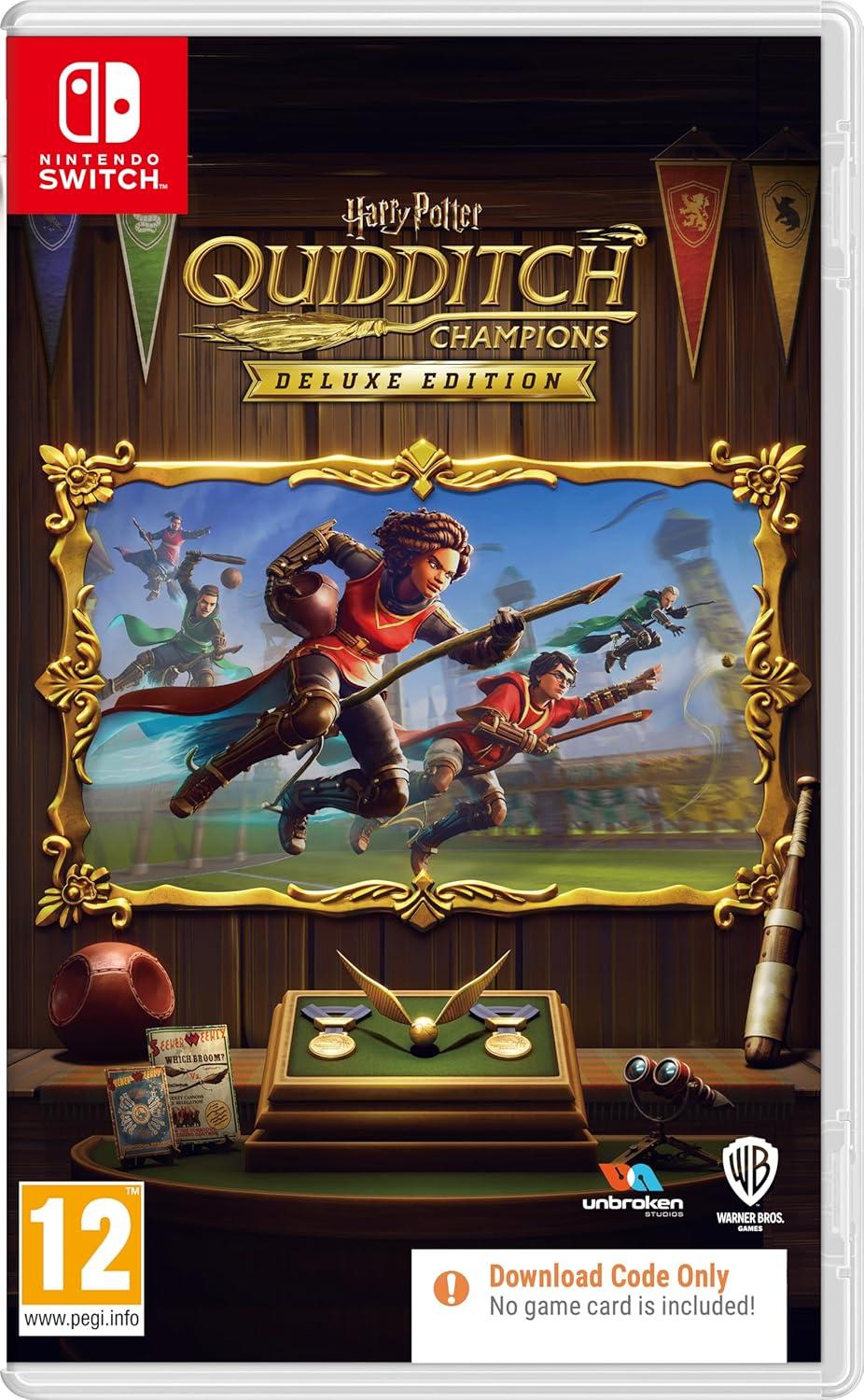 Harry Potter: Quidditch Champions [Deluxe Edition] [Code In Box] - PAL Nintendo Switch [Import]