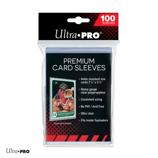 2.5" x 3.5" Premium Sleeves 100 Pack (New) - TCG