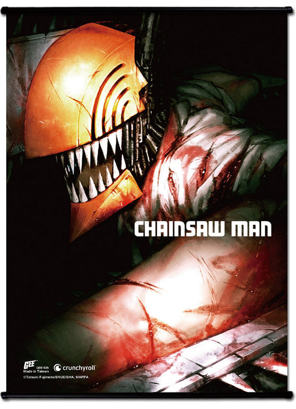 Wall Scroll - GE27493 - Chainsaw Man *NEW*