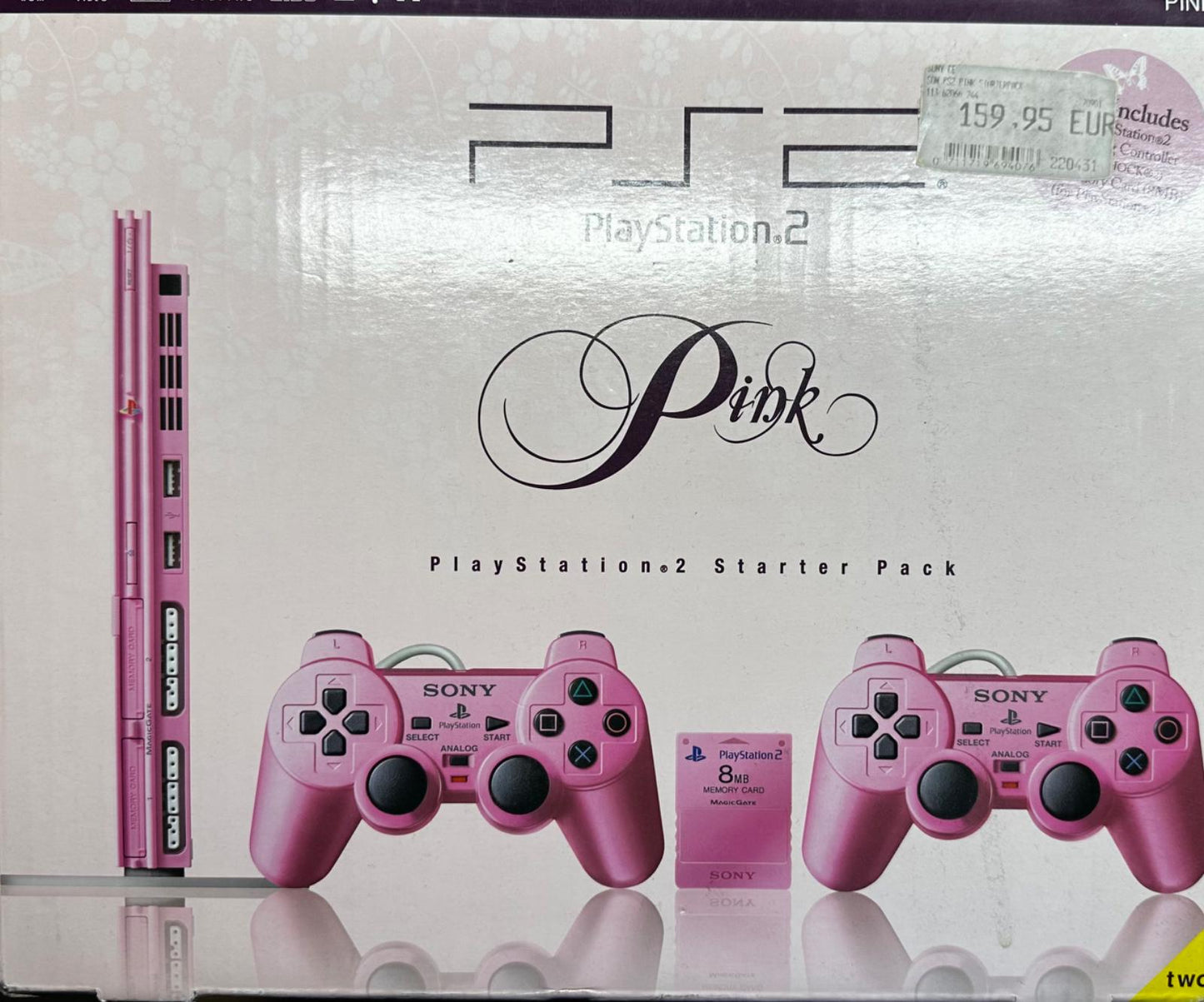 Playstation 2 Slim Starter Pack [Pink] - PAL Console [Import]