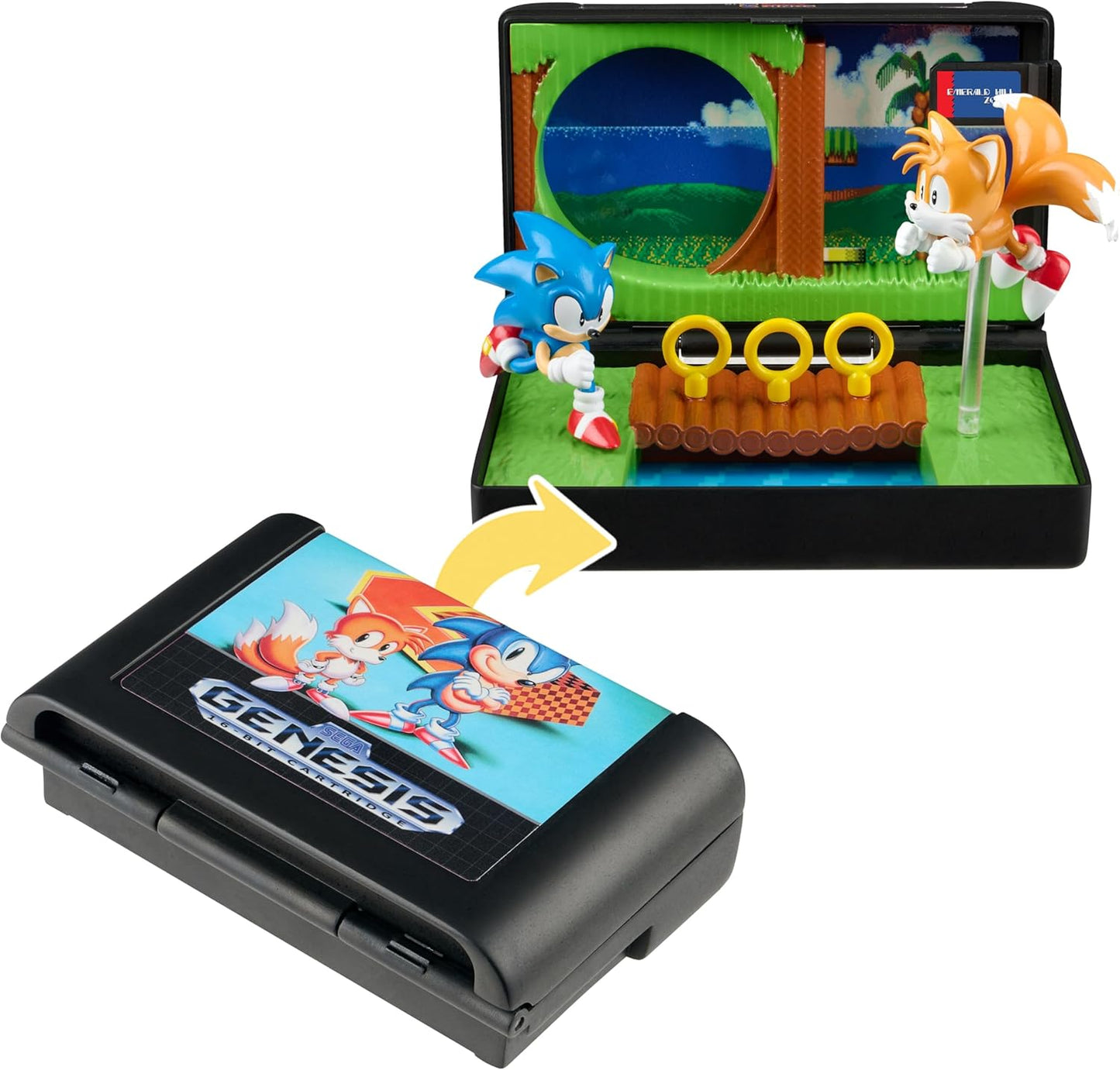 Sonic The Hedgehog Collectible Diorama Playset (New) - Toys