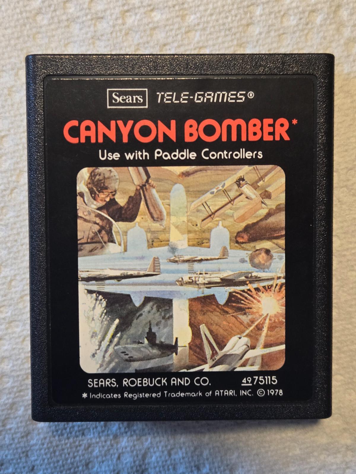 Canyon Bomber [Telegames Picture Label] - Atari 2600