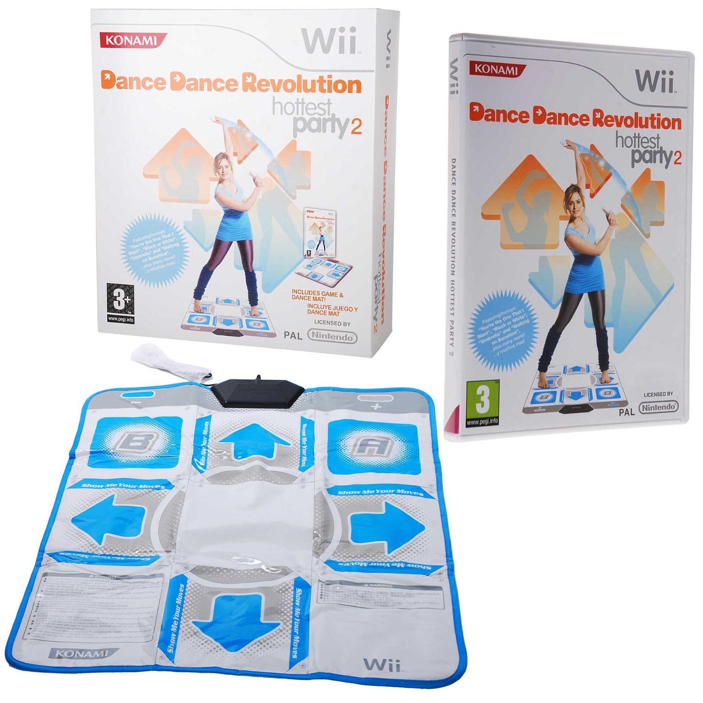 Dance Dance Revolution Hottest Party 2 [Bundle] - PAL Wii [Import]