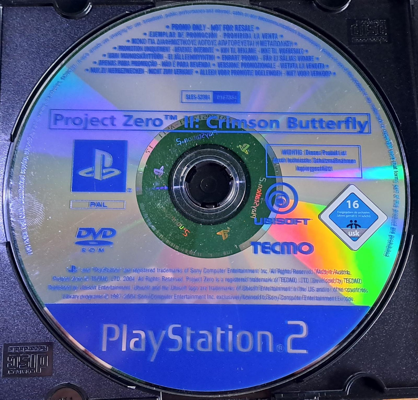 Project Zero 2: Crimson Butterfly [Promo Only - Not For Resale] - PAL Playstation 2 [Import]