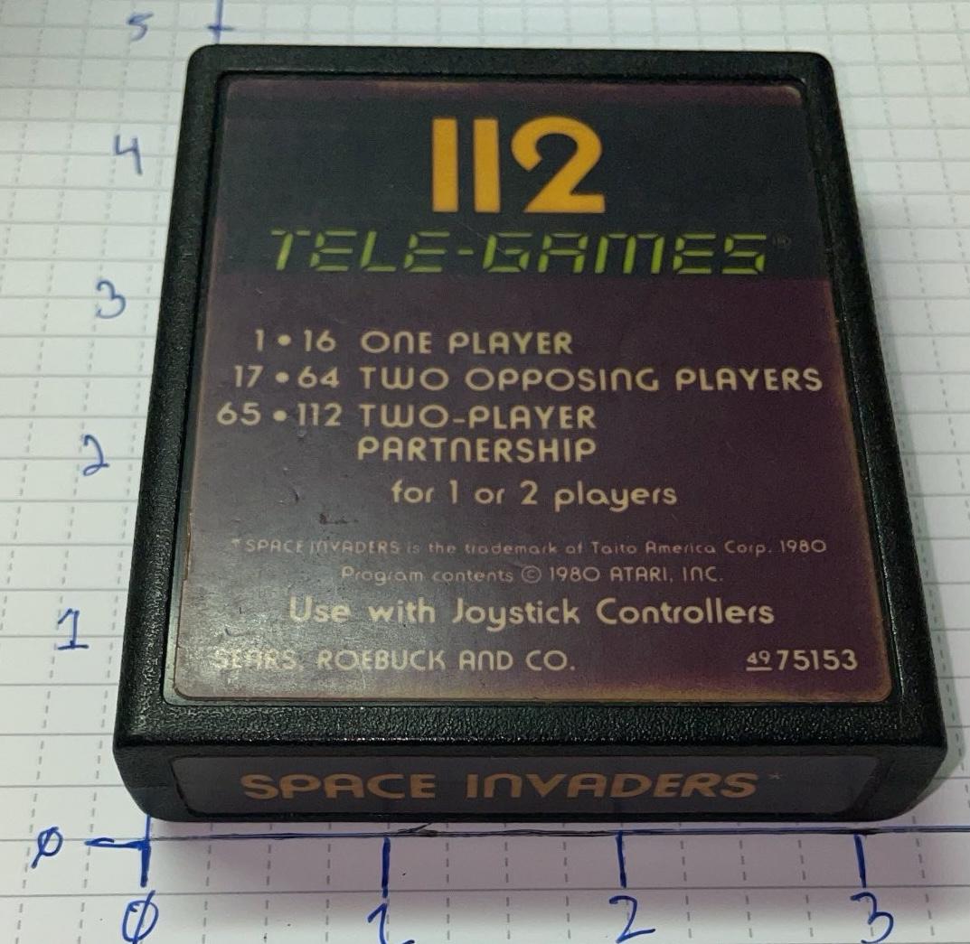 Space Invaders [Telegames Text Label] - Atari 2600