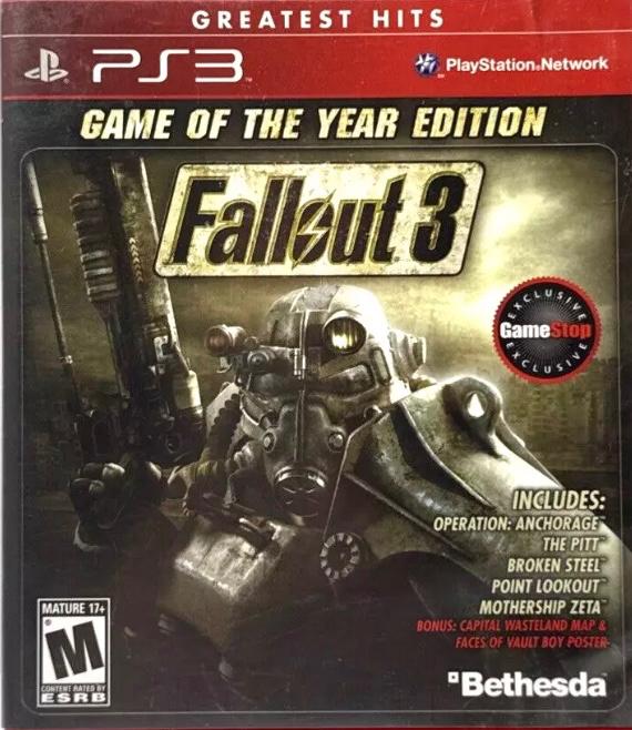 Fallout 3 [Game Of The Year Greatest Hits GameStop] - PlayStation 3
