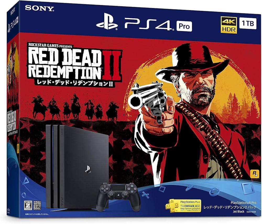 Playstation 4 Pro 1TB [Red Dead Redemption II Bundle] - JP Console [Import]