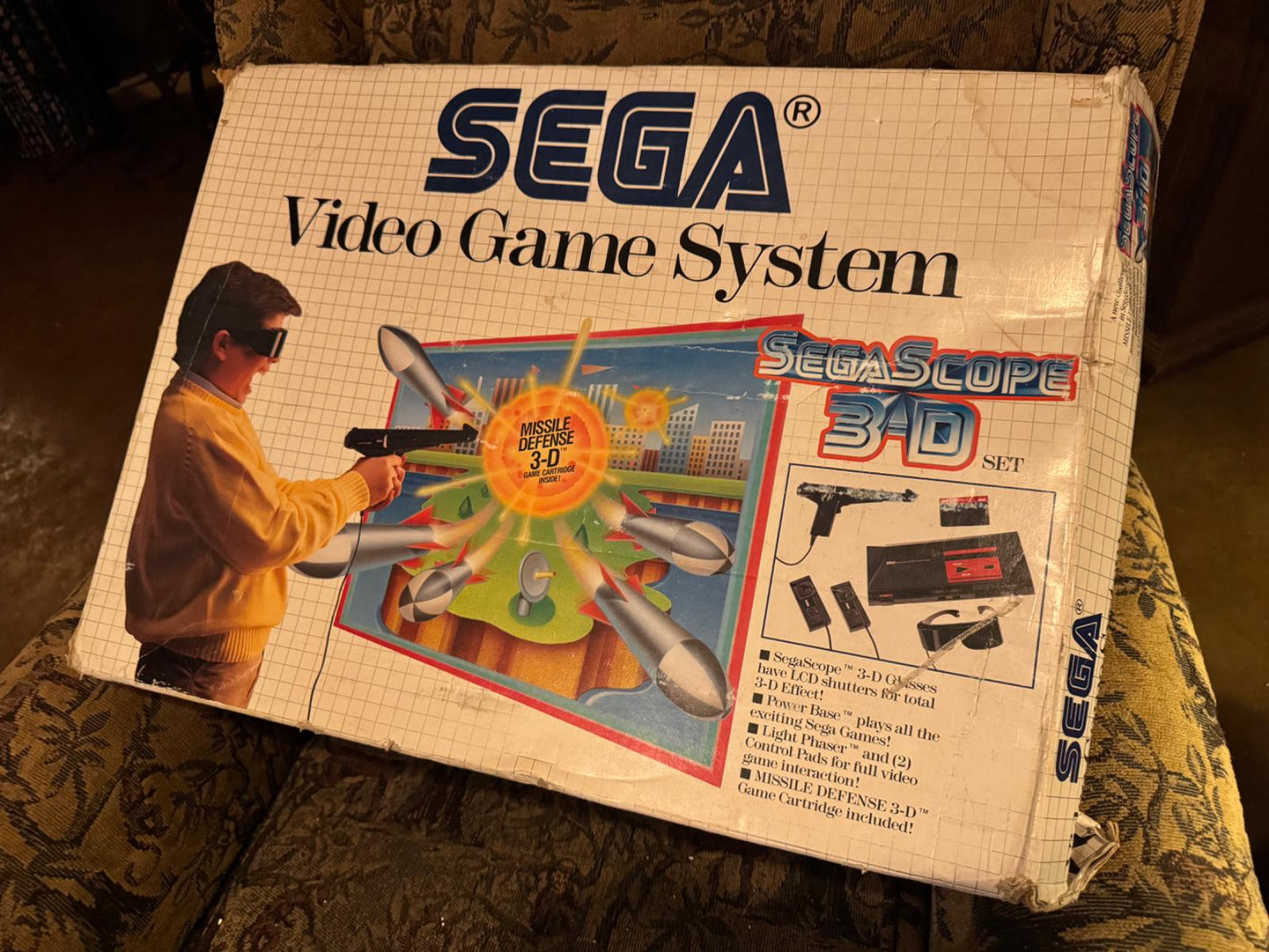 Sega Video Game System SegaScope 3-D Set - Sega Master System