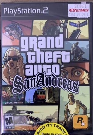 Grand Theft Auto San Andreas [First Print] - PlayStation 2