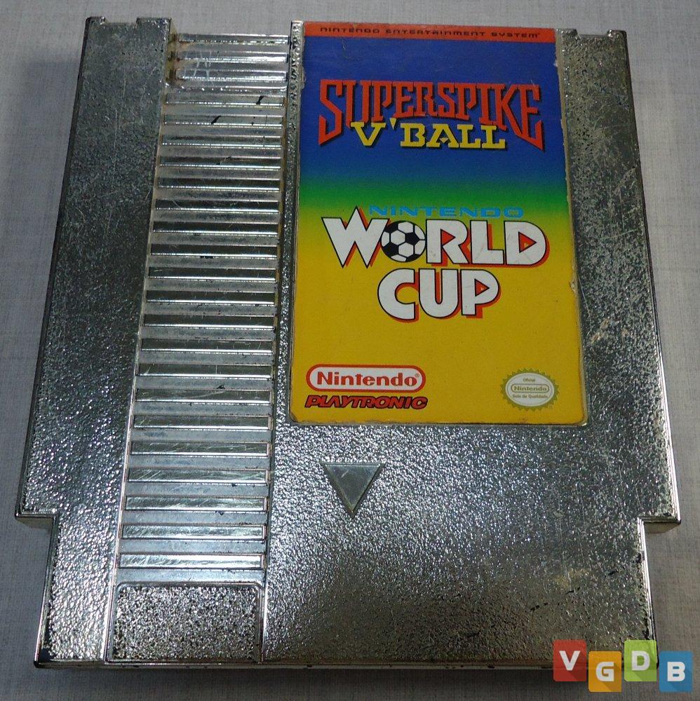 Super Spike Volleyball And World Cup Soccer [Gold Cartridge] - NES