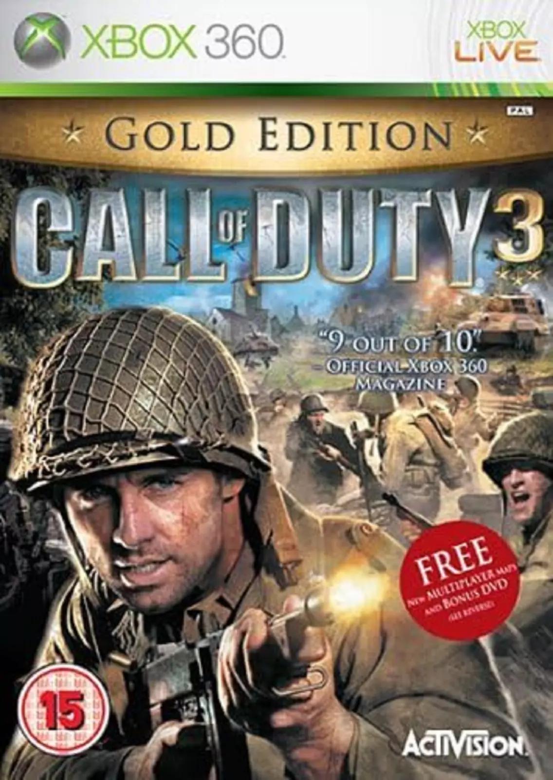 Call Of Duty 3 [Gold Edition] - PAL Xbox 360 [Import]
