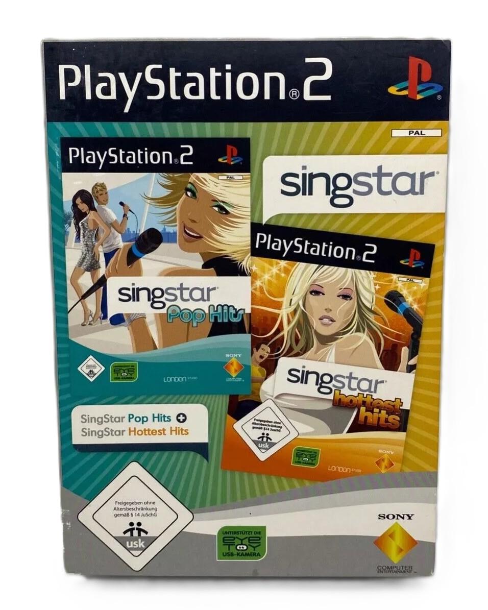 Singstar Pop Hits + Hottest Hits - PAL Playstation 2 [Import]