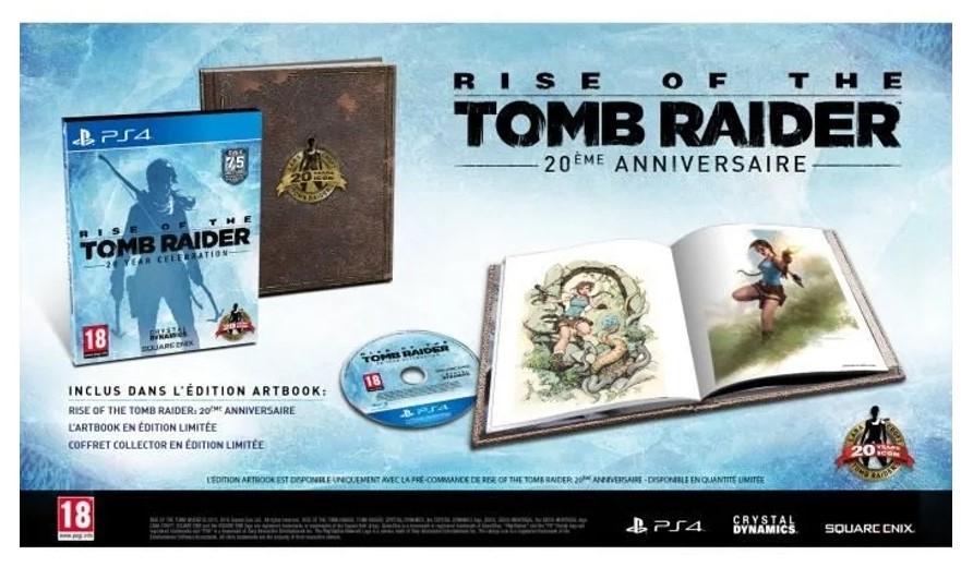 Rise of the Tomb Raider: 20 Year Celebration [Art Book Edition] - PAL Playstation 4