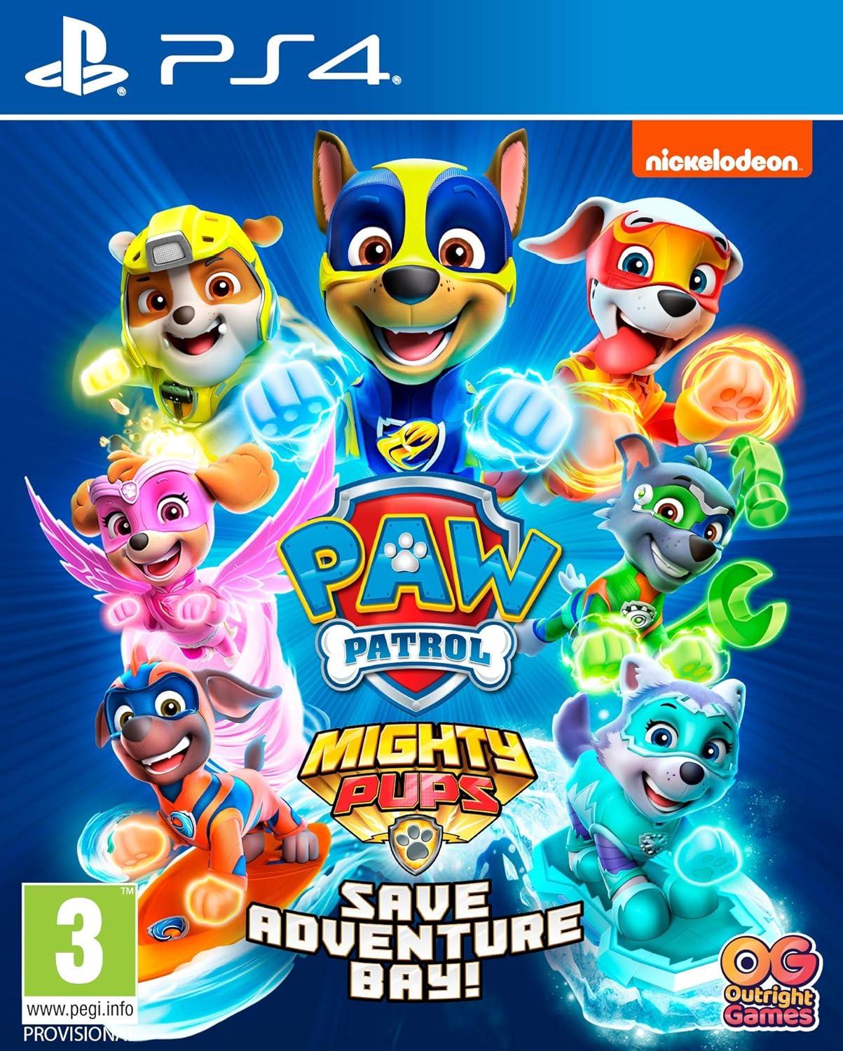 Paw Patrol: Mighty Pups Save Adventure Bay - PAL Playstation 4 [Import]