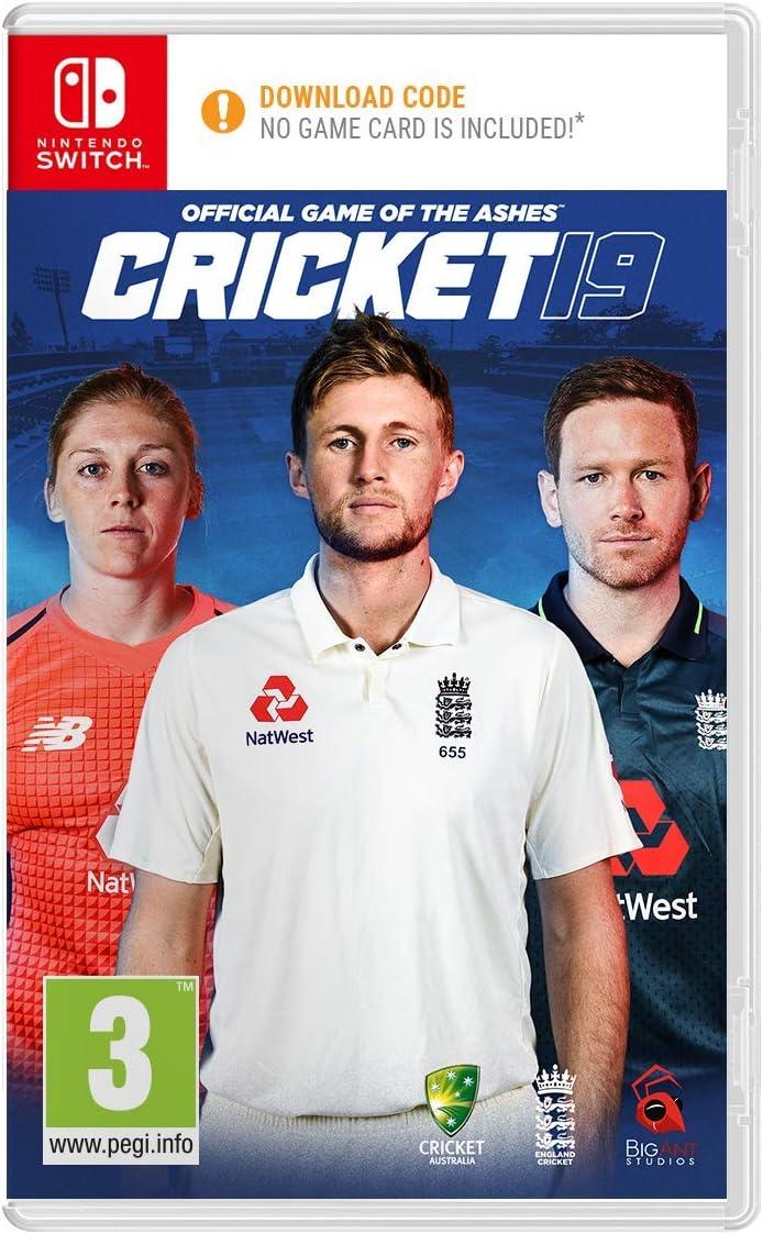 Cricket 19: The Official Game Of The Ashes [Code In Box] - PAL Nintendo Switch [Import]