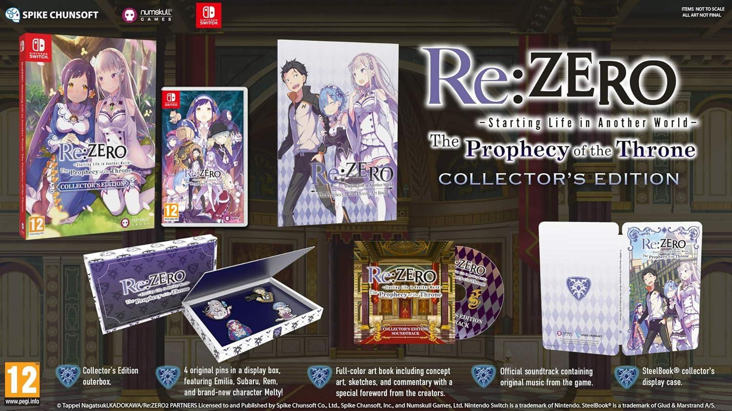 Re:ZERO - Starting Life In Another World: The Prophecy Of The Throne [Collector's Edition] - PAL Nintendo Switch [Import]