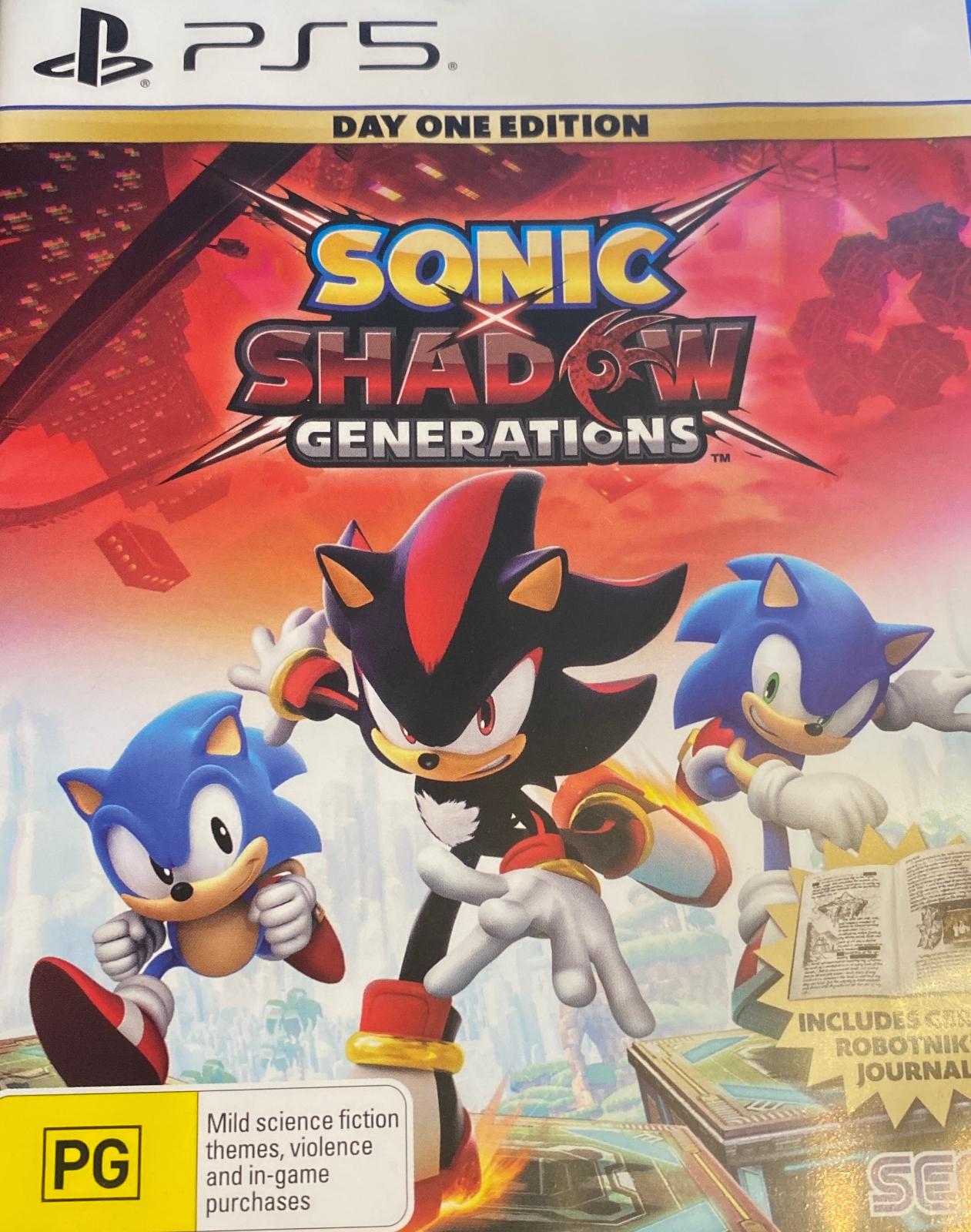 Sonic X Shadow Generations [Day One Edition] - PAL Playstation 5 [Import]