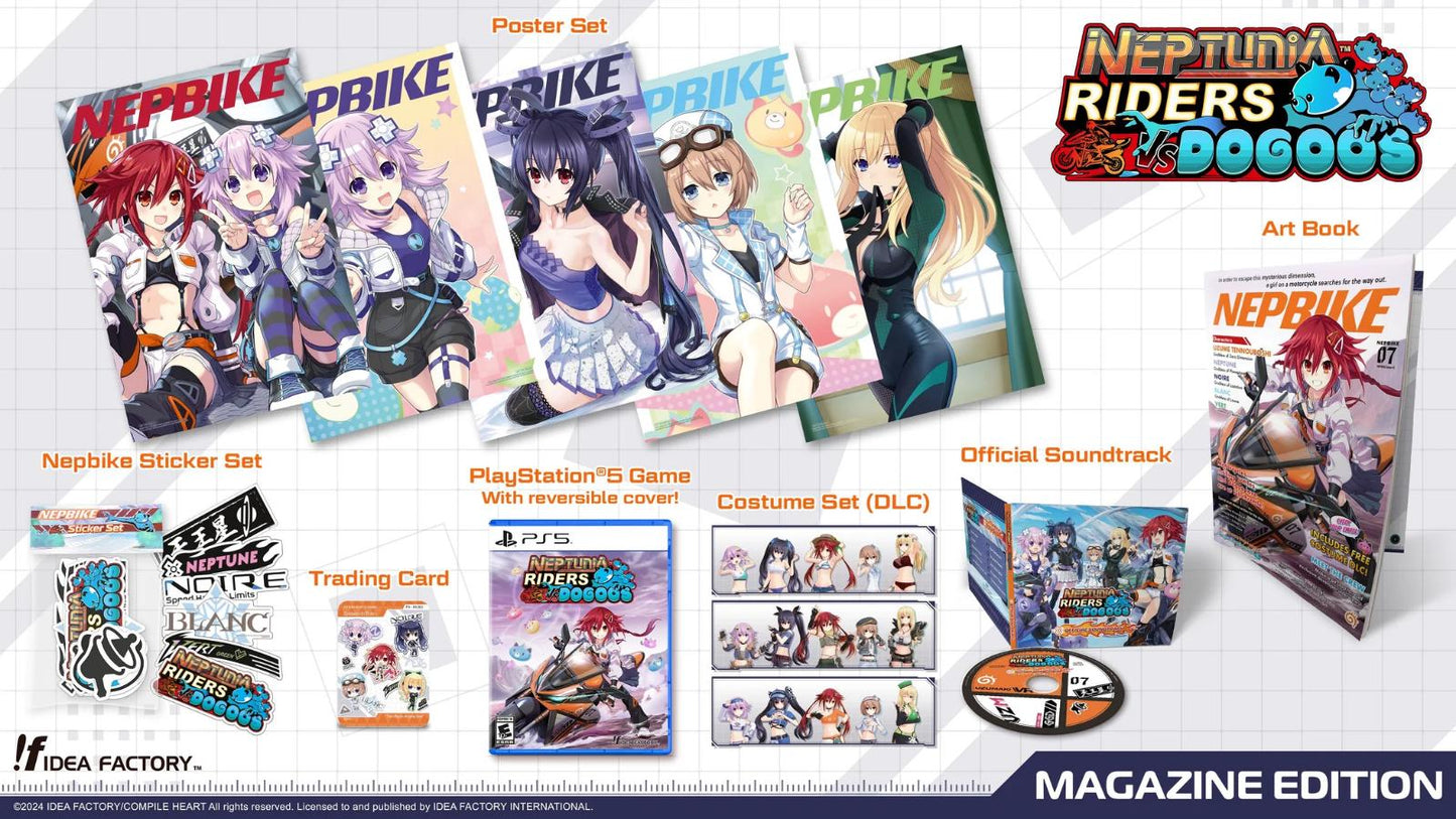 Neptunia Riders VS Dogoos [Magazine Edition] - PlayStation 5