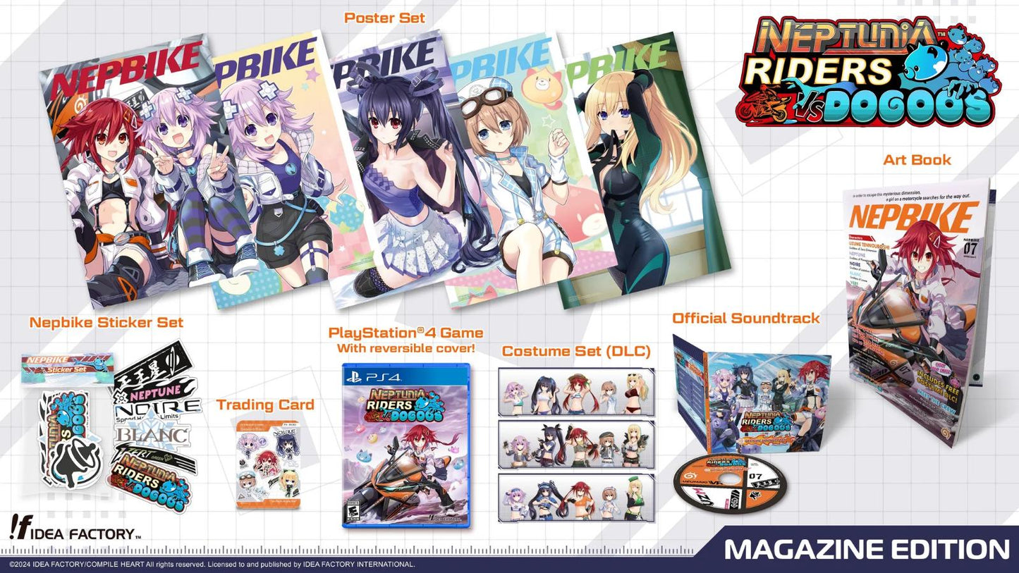 Neptunia Riders VS Dogoos [Magazine Edition] - PlayStation 4