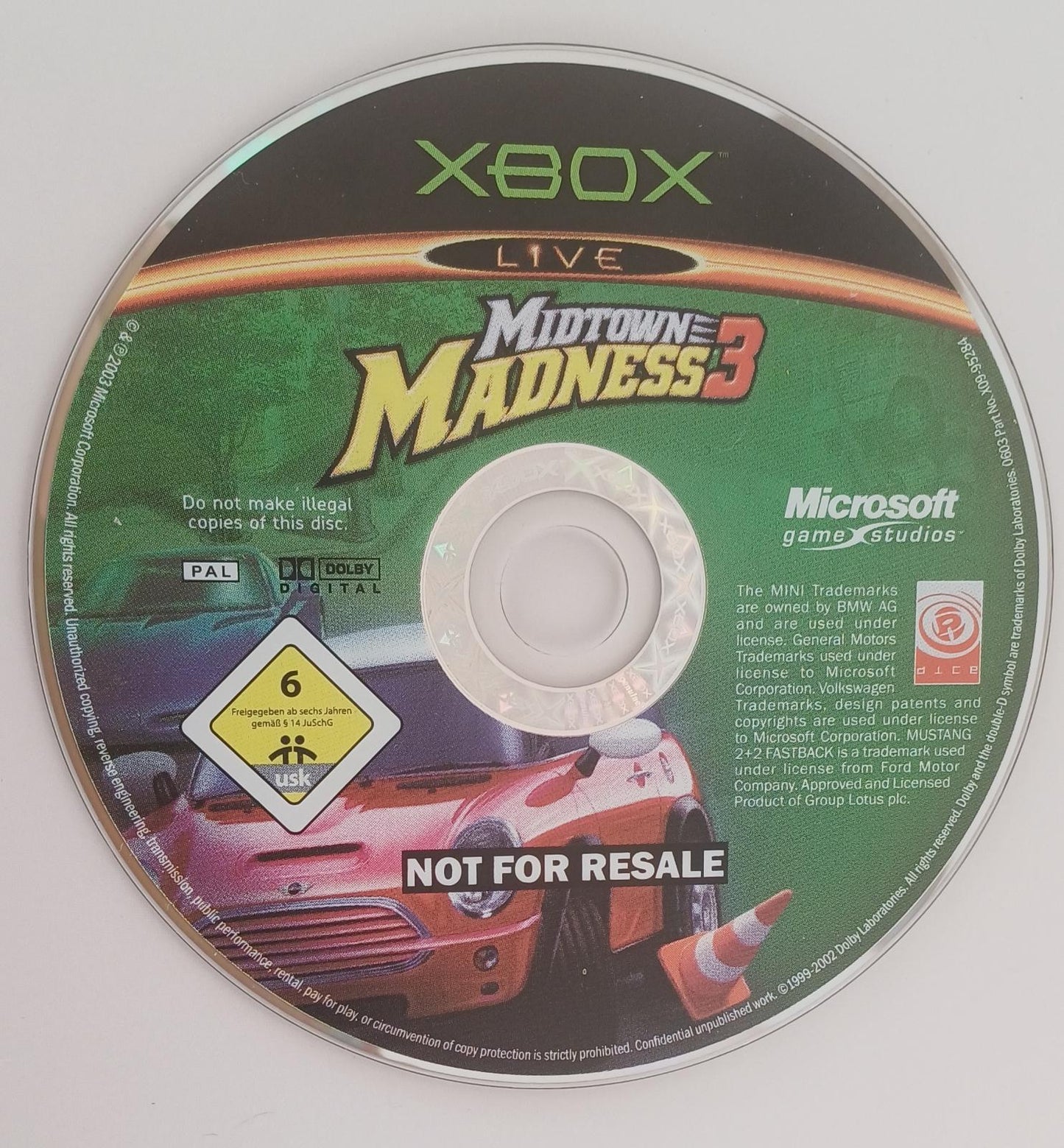 Midtown Madness 3 [Not For Resale] - PAL Xbox [Import]
