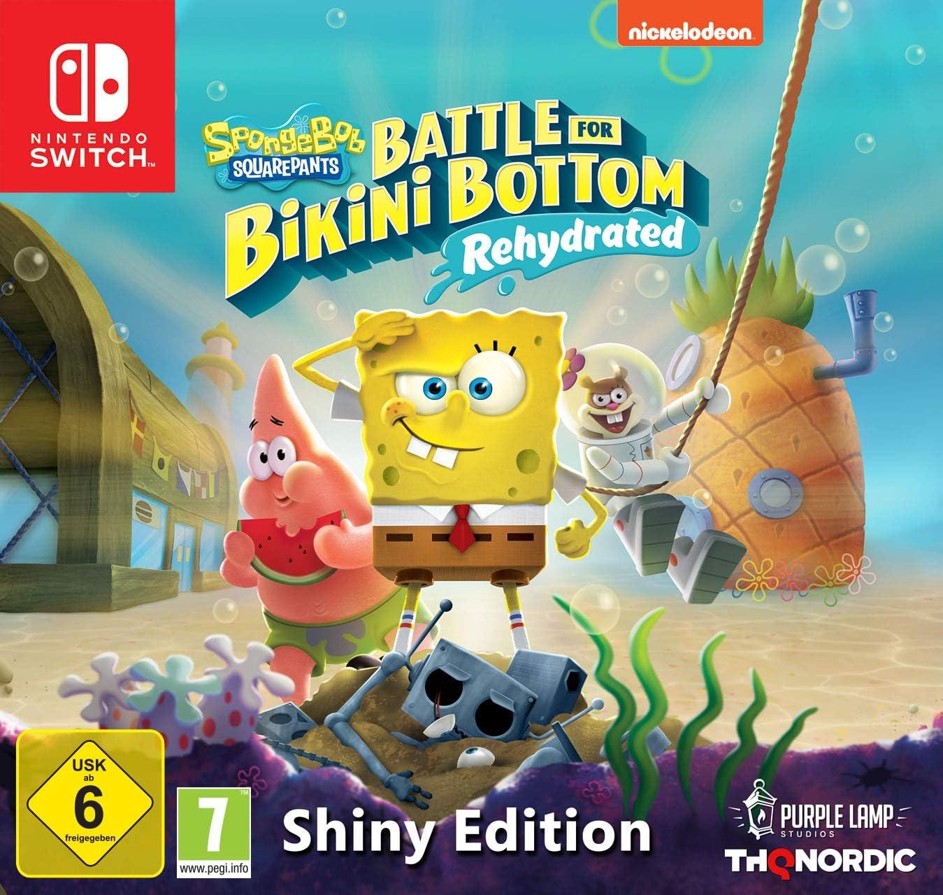 SpongeBob SquarePants: Battle For Bikini Bottom - Rehydrated [Shiny Edition] - PAL Nintendo Switch [Import]
