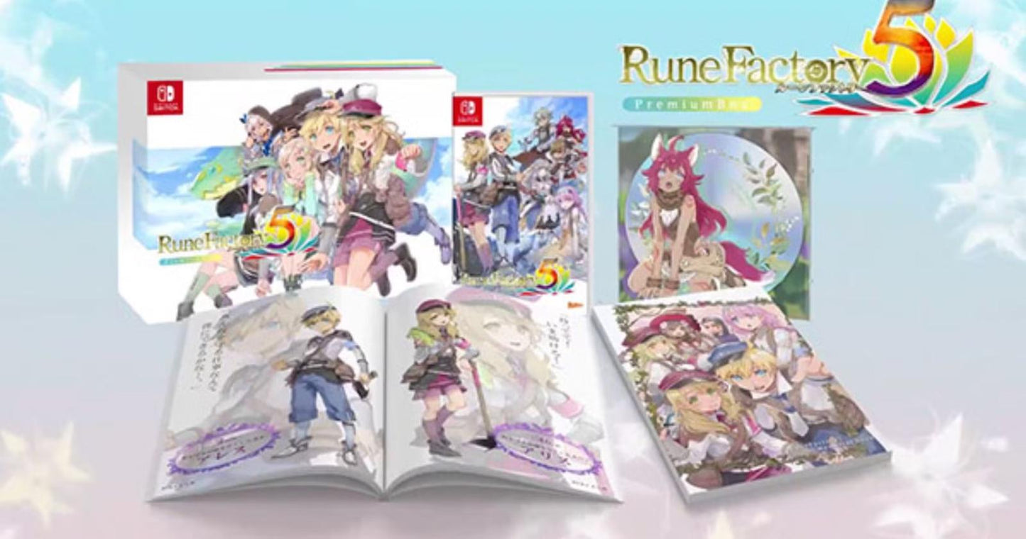 Rune Factory 5 [Premium Box] - JP Nintendo Switch [Import]