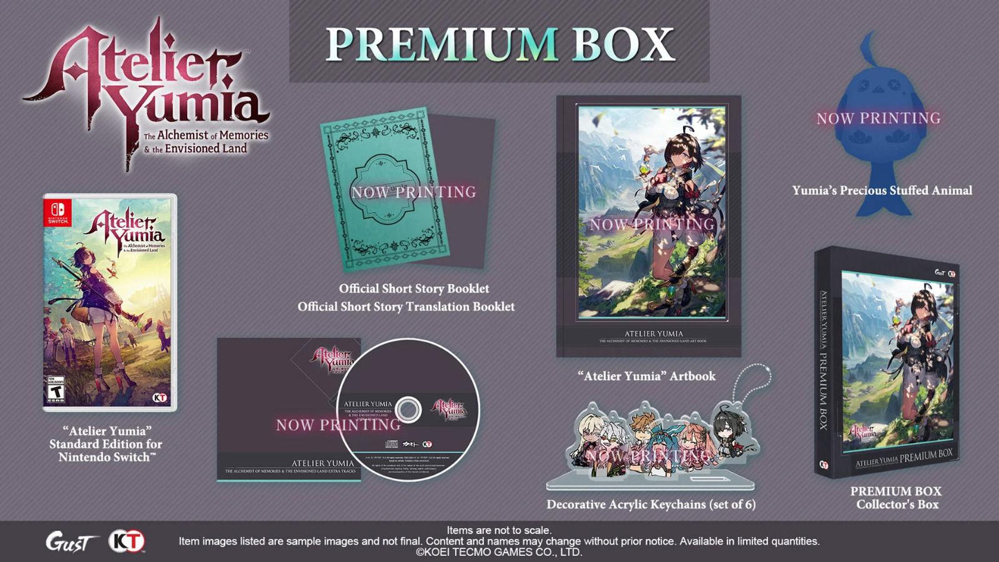 Atelier Yumia: The Alchemist Of Memories & The Envisioned Land [Premium Box] - Nintendo Switch