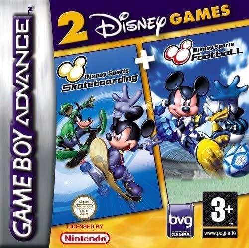 Disney Sports Skateboarding + Disney Sports Football - PAL Game Boy Advance [Import]