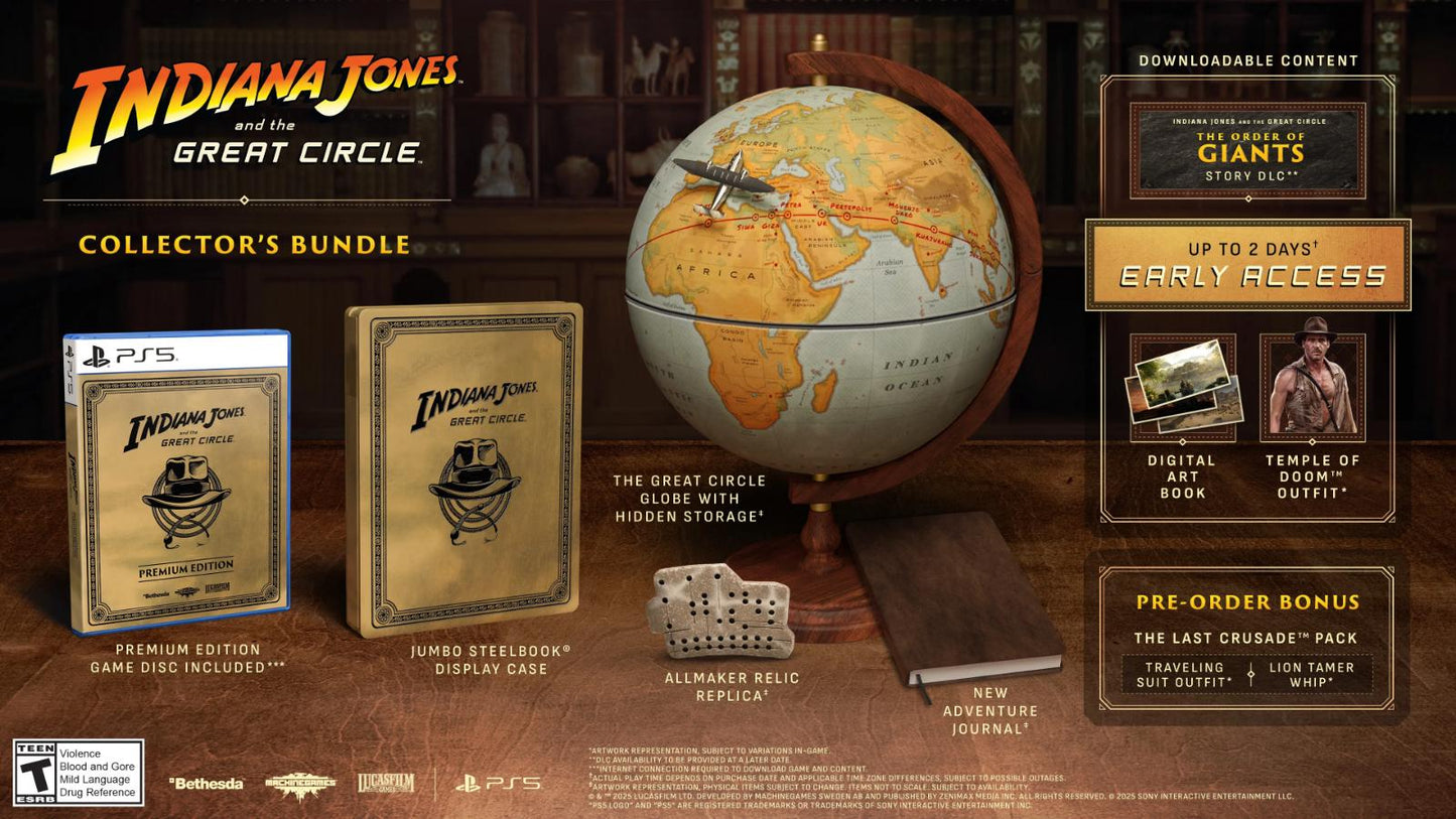 Indiana Jones And The Great Circle [Collector's Bundle] - PlayStation 5