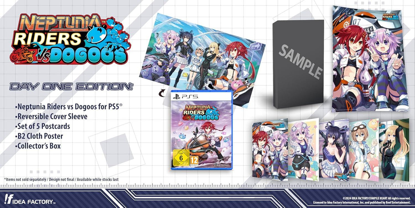 Neptunia Riders VS Dogoos [Day One Edition] - PAL Playstation 5 [Import]