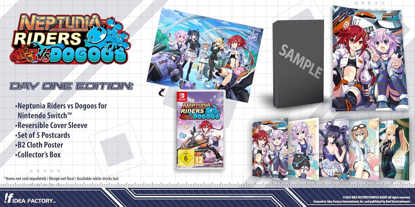 Neptunia Riders VS Dogoos [Day One Edition] - PAL Nintendo Switch [Import]