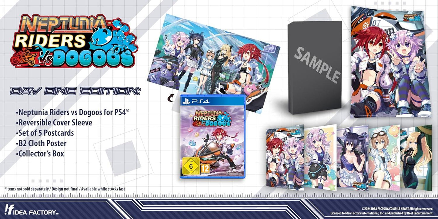 Neptunia Riders VS Dogoos [Day One Edition] - PAL Playstation 4 [Import]