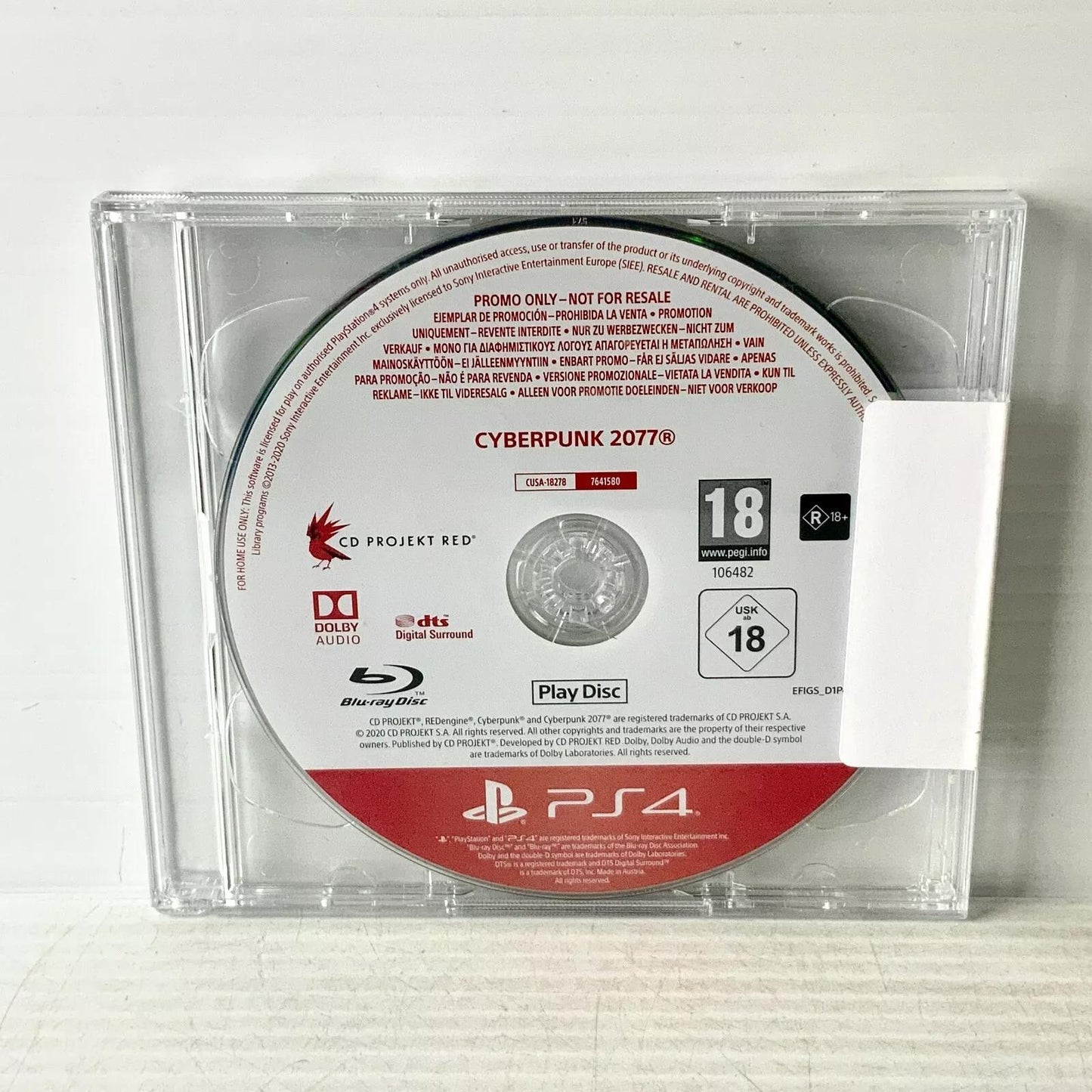 Cyberpunk 2077 [Not For Resale] - PAL Playstation 4 [Import]