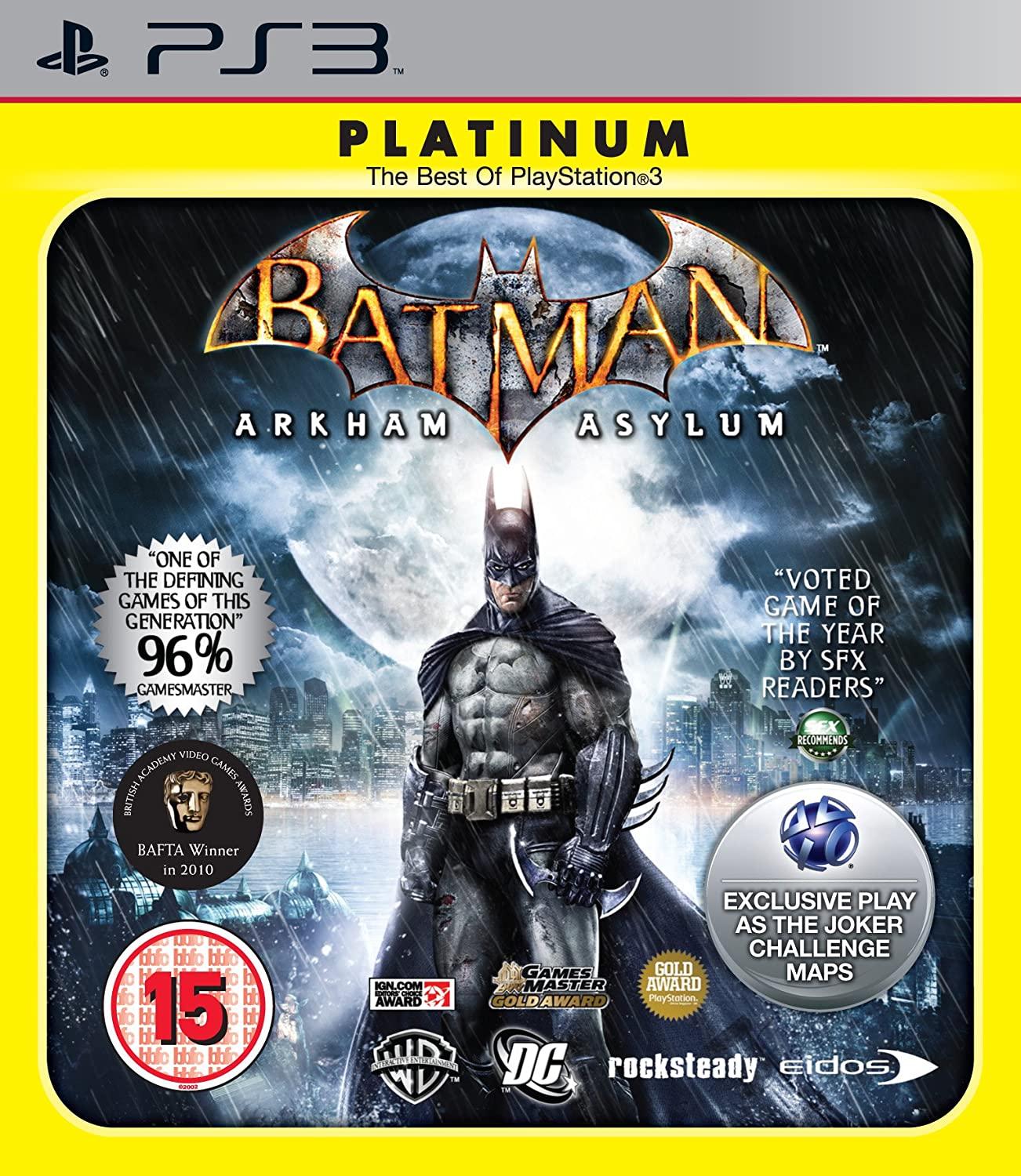 Batman: Arkham Asylum [Platinum] - PAL Playstation 3 [Import]