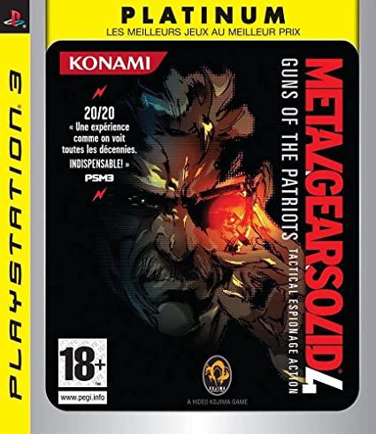 Metal Gear Solid 4: Guns of the Patriots [Platinum] - PAL Playstation 3 [Import]