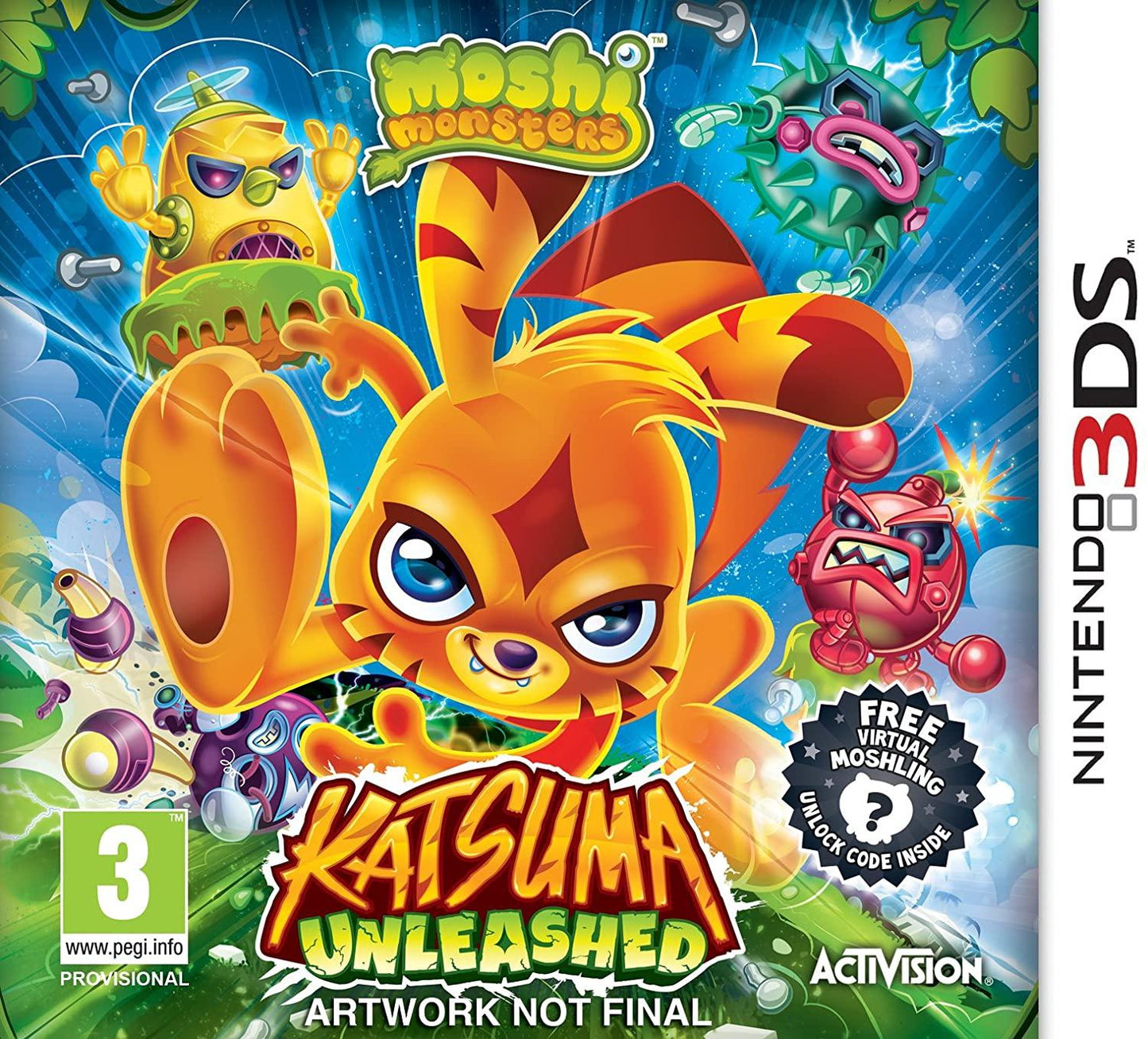 Moshi Monsters: Katsuma Unleashed - PAL Nintendo 3DS [Import]