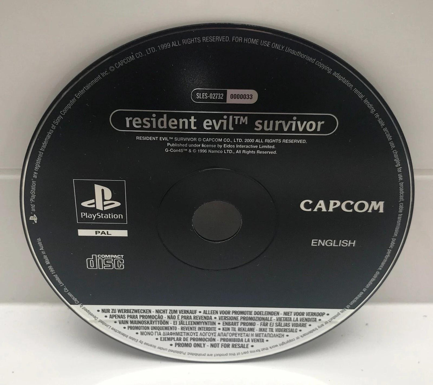 Resident Evil Survivor [Not For Resale] - PAL Playstation [Import]