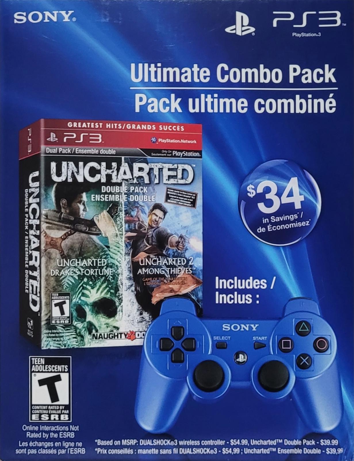 Ultimate Combo Pack - Uncharted Double Pack - PlayStation 3