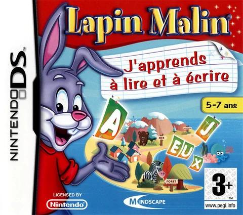 Lapin Malin J'Apprends À Lire Et Écrire - PAL Nintendo DS [Import]