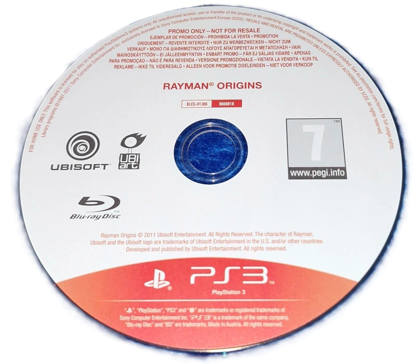 Rayman Origins [Not For Resale] - PAL Playstation 3 [Import]