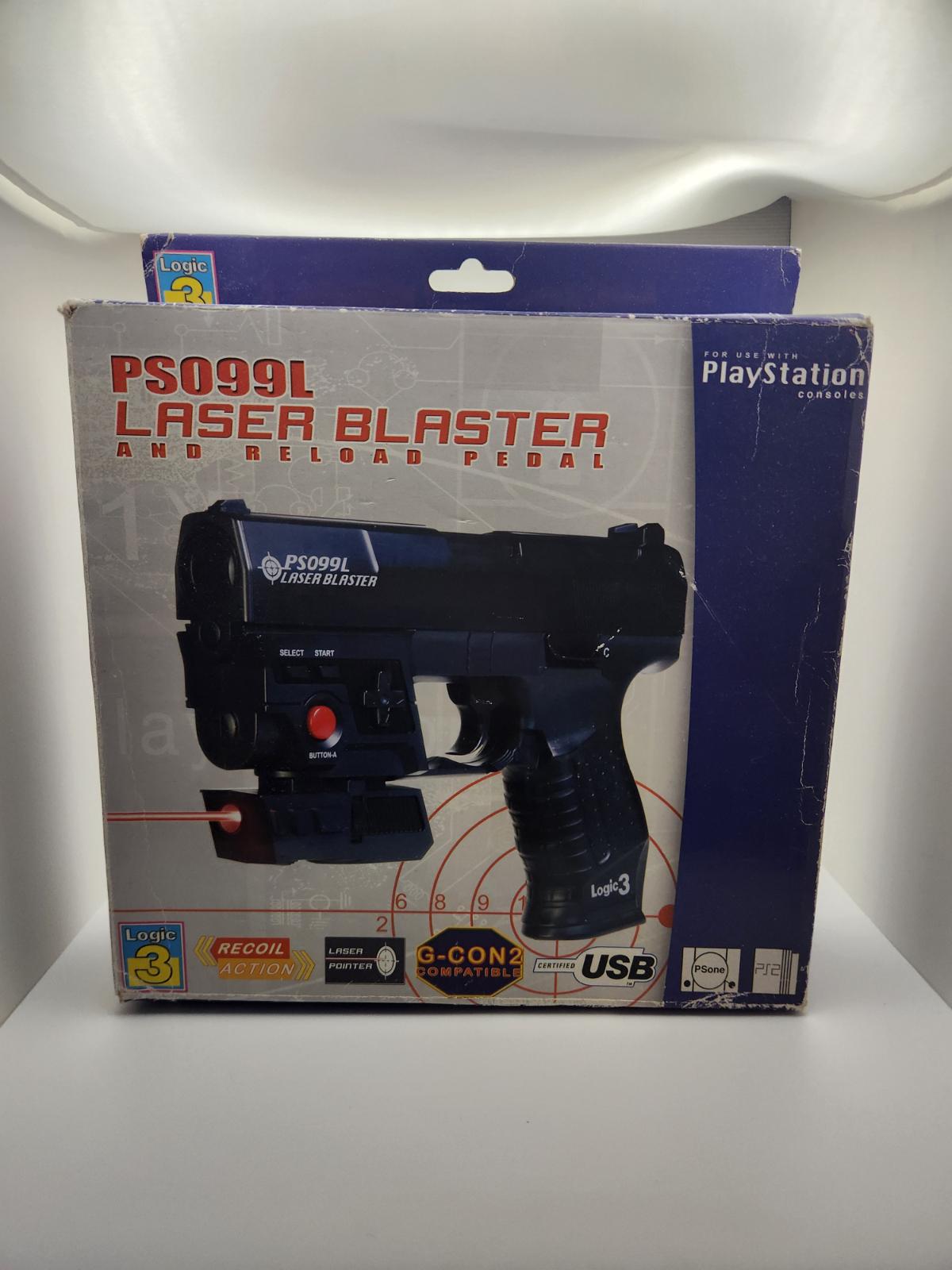 PS099L Laser Blaster And Reload Pedal - PlayStation