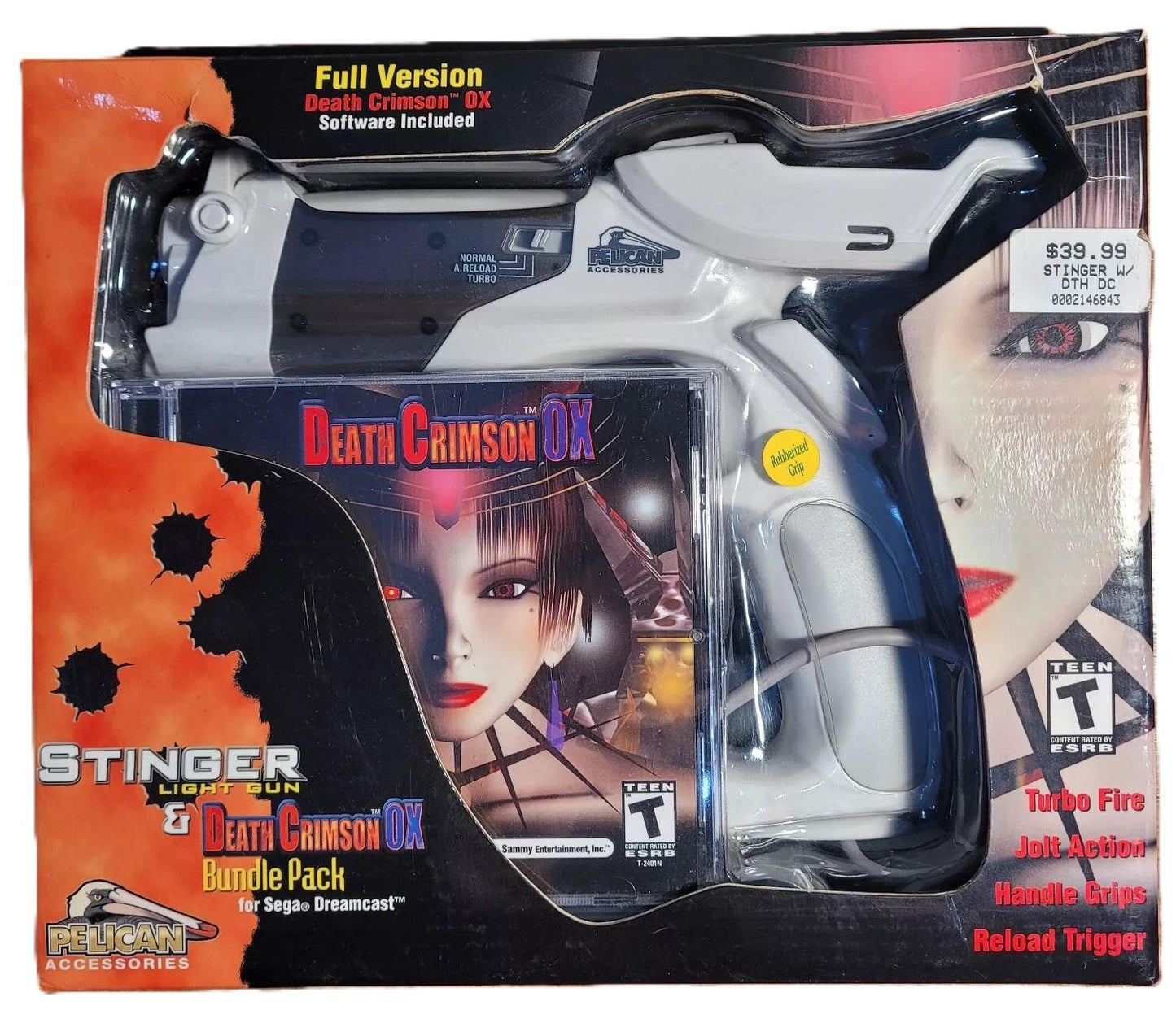 Death Crimson OX [Stinger Light Gun Bundle] - Sega Dreamcast