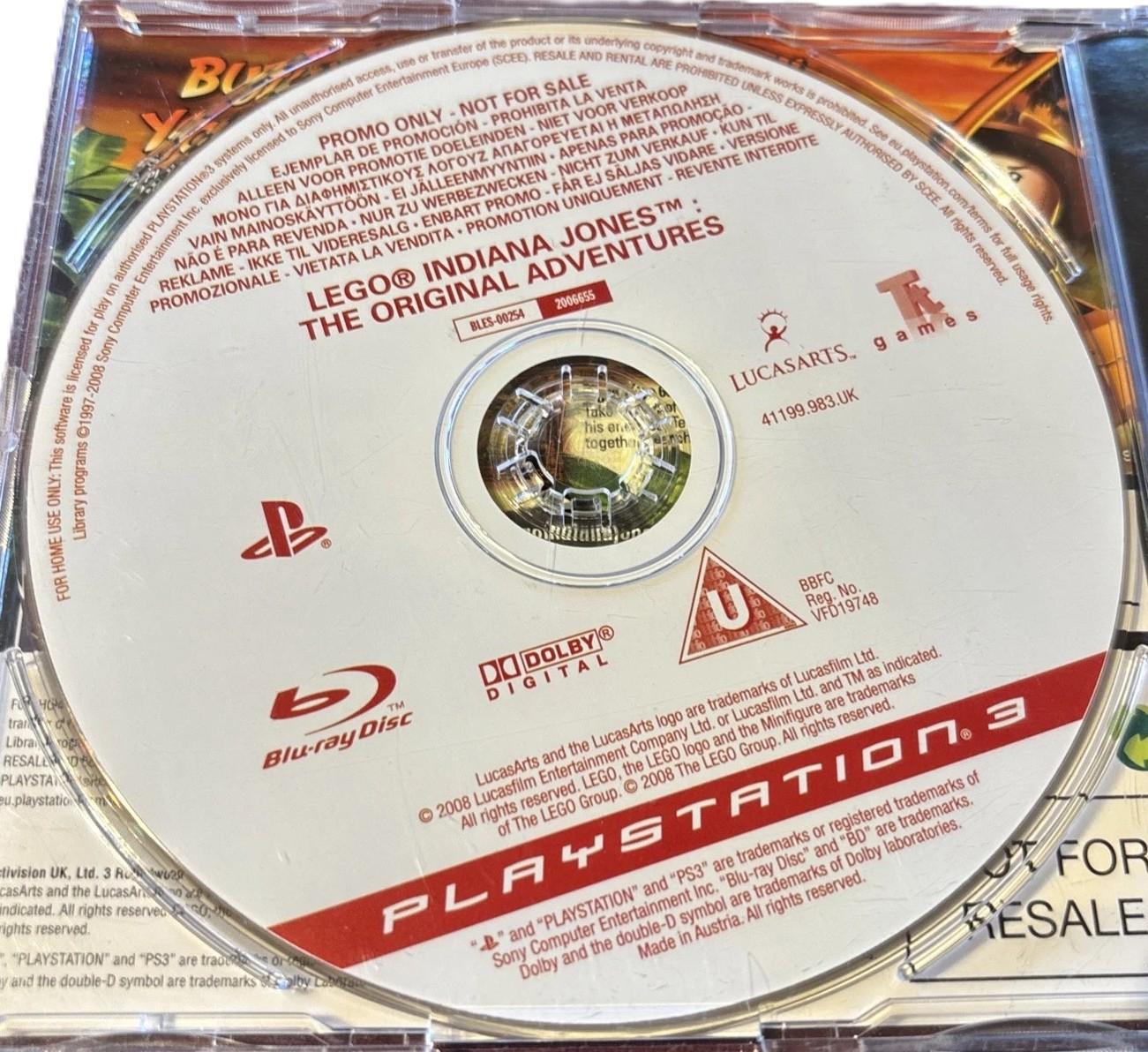 LEGO Indiana Jones: The Original Adventures [Not For Resale] - PAL Playstation 3 [Import]